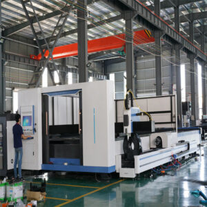 1kw 1,5kw 2kw stroj za lasersko rezanje vlakana za rezanje metalnog lima 3000x1500mm