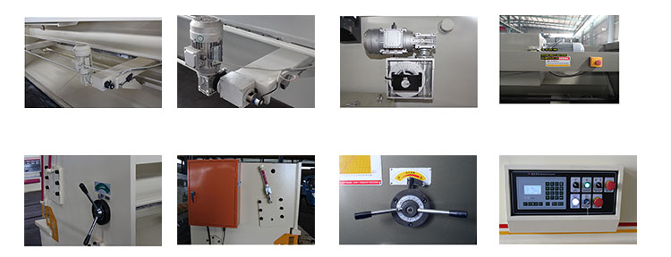 Hidraulički strojevi za šišanje zakretnih greda Električni stroj za giljotinu Qc12y-12x3200